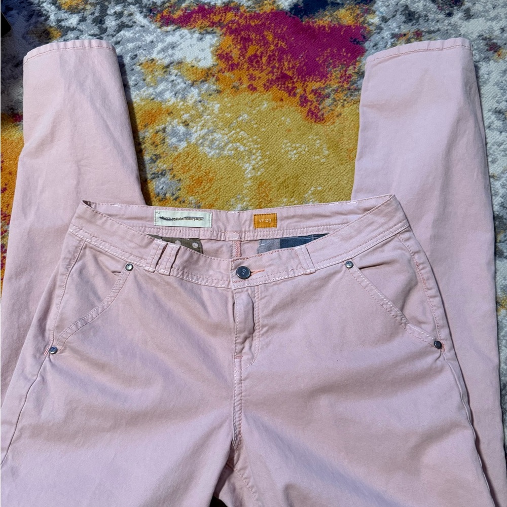 Pilcro and the Letterpress Pink Straight Leg Pants